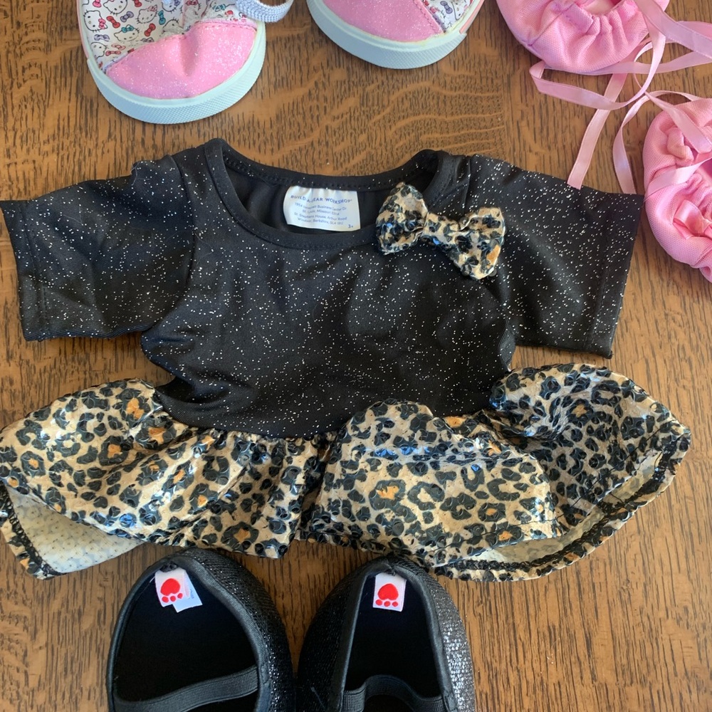Build A Bear Bundle Clothing & Accessories shoes, costumes, hair bows… - Picture 12 of 15